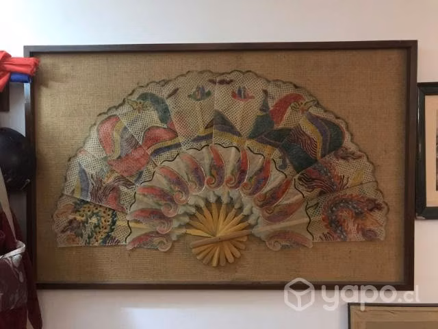 Abanico español, medidas; 1mt x 77 cm