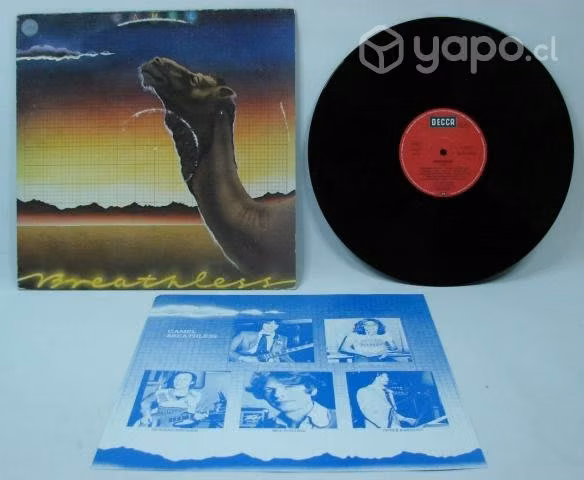 Vinilo Camel Breathless 19780ed. Alemania + Sobre