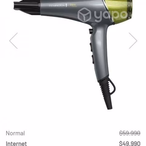 Secador remington D18A shine therapy palta y macad