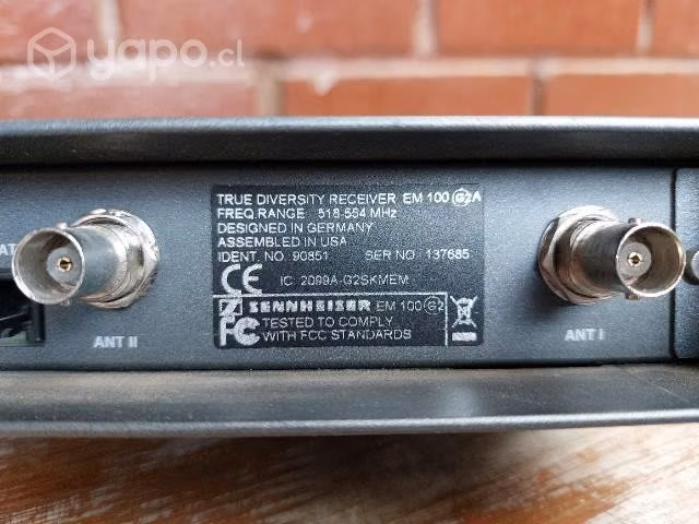 Microfono lavalier (solapa) Sennheiser EW100 G2 - Imagen 3