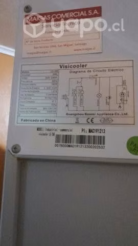 Visicooler Modelo LG-268 Marca Maigas (COMO NUEVA) - Imagen 4