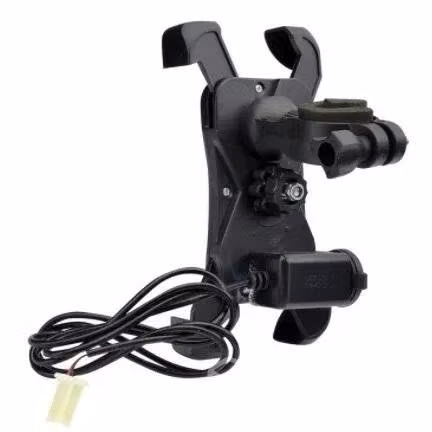 Soporte de celular para moto con Puerto usb para c