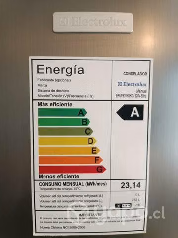 CONGELADOR VERTICAL Electrolux 7 COMPARTIMENTOS - Imagen 2