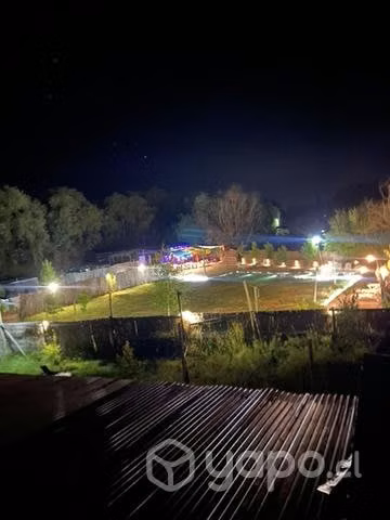Parcela 5000 m2 con casa, piscina, quincho, aire acondicionado, tinaja hot tu ,adicionalmente incluye 3 cabañas mas con tinajas  y sauna