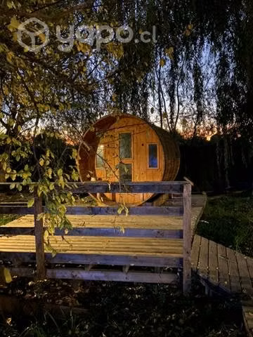 Parcela 5000 m2 con casa, piscina, quincho, aire acondicionado, tinaja hot tu ,adicionalmente incluye 3 cabañas mas con tinajas  y sauna