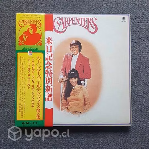 Vinilo The Best of Carpenters Edición Japonesa