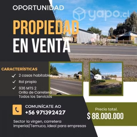 Terreno en carretera