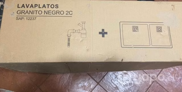 Lava Platos Granito Negro 2C Kitchen Center
