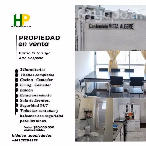 Vendo Departamento "Condominio Vista Alegre"