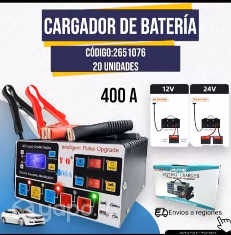 Cargador de baterías 400 AMP