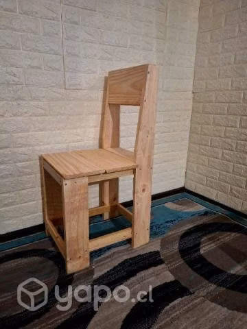 Sillas de madera