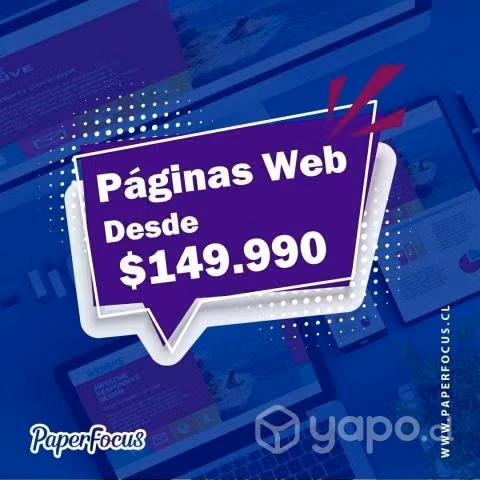 Paginas web desde 149.990