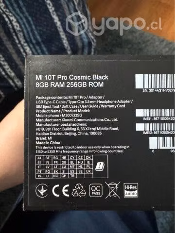 Xiaomi mi 10t pro