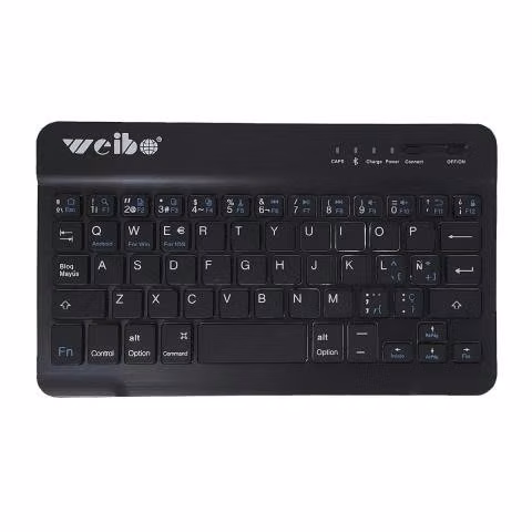 Teclado Bluetooth Mini Ultra Delgado Recargable - Imagen 3