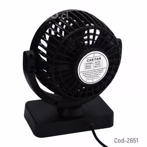 Ventilador para auto 12V Aire con Conexion a toma - Imagen 3