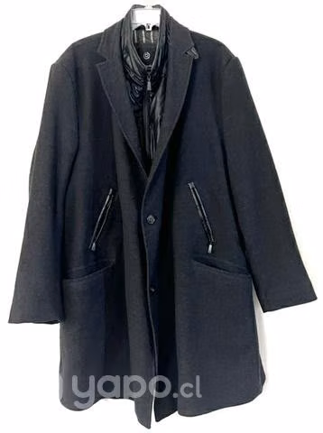 Abrigo Marca Bugatti Talla 56 Gris Oscuro