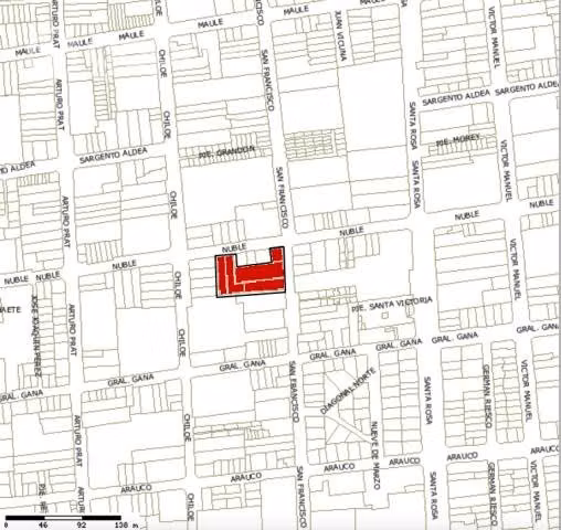 Inmobiliarias: 2.500 m2 San Francisco al sur Matta