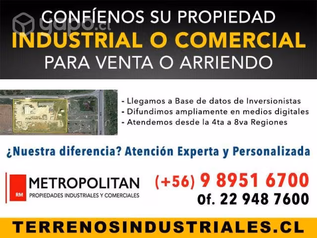 Inmobiliarias: 2.500 m2 San Francisco al sur Matta