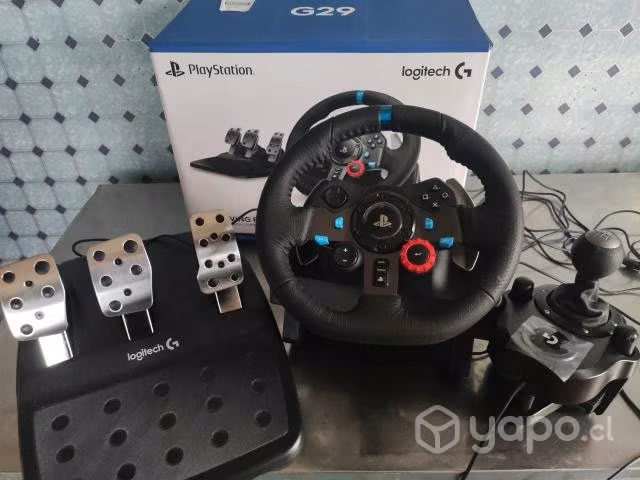 Volante logitech g29 + palanca de cambios