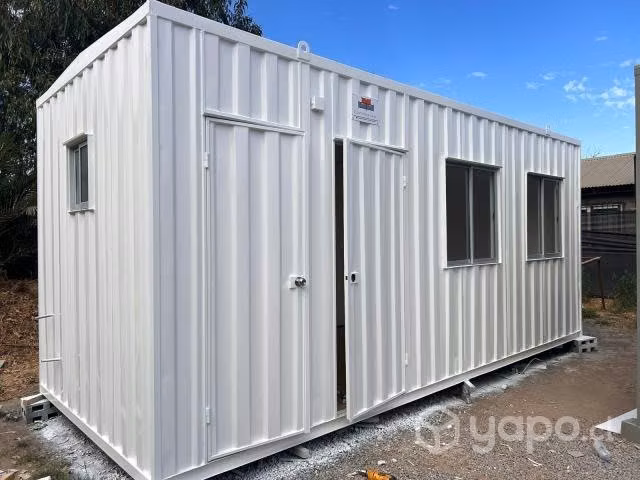 Oficina modular 20 pies 6 x 2,5 mts con baño
