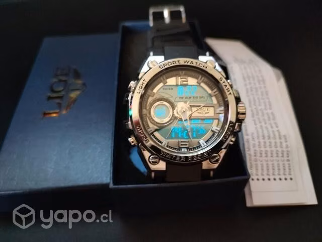Reloj LIGE analógico de lujo NUEVO Silver - Imagen 3