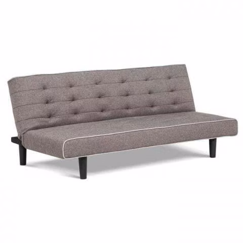 Sillón Futon Tela Gris Rosen
