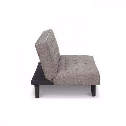 Sillón Futon Tela Gris Rosen