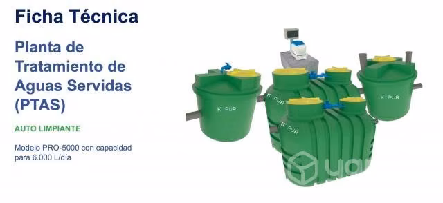 Planta de tratamiento de aguas residuales para par