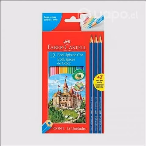 Lapices de colores faber castell hexag. largos