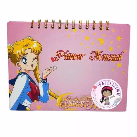 Planner Mensual y Semanal Sailor Moon