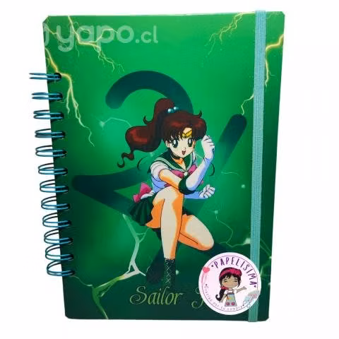 Cuaderno Sailor Moon tamaño A5 100 hojas