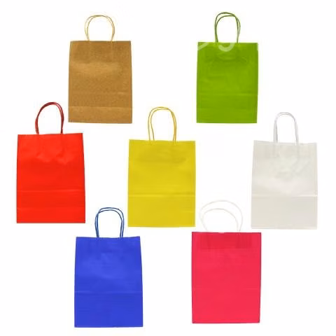 Bolsas de papel kraft para cumpleaños