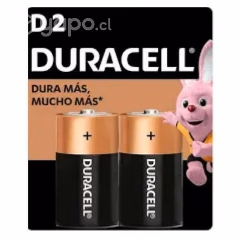 Pila Duracell D2 alcalina - calefont - Valor par