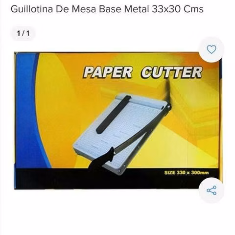 Guillotina de mesa para encuadernación