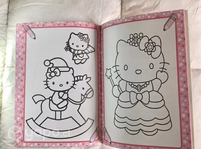 Set de Hello Kitty -Figura 2015 +Libro para pintar