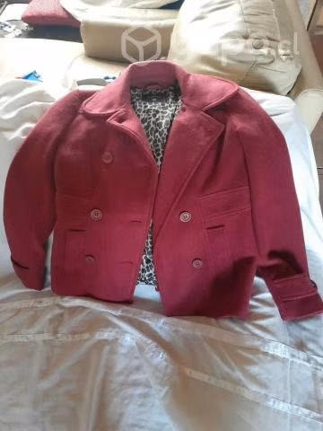 Chaqueta Boulevard color burdeo, talla 38 (S o M)