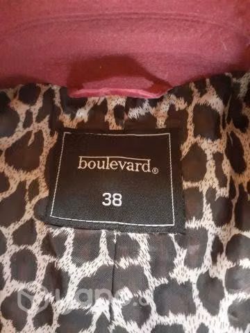 Chaqueta Boulevard color burdeo, talla 38 (S o M) - Imagen 2