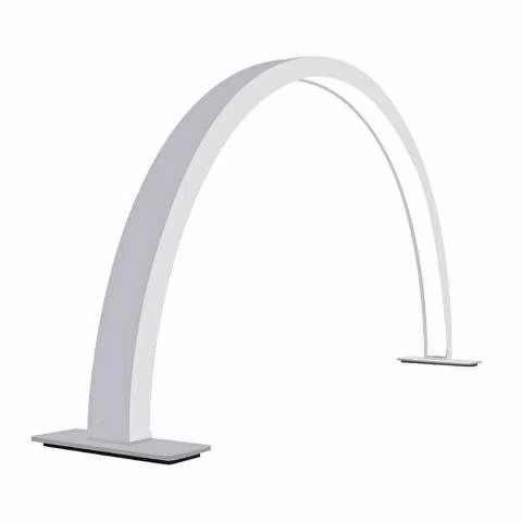 Lampara media luna con soporte para mesa