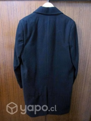 Abrigo Largo Negro Talla S Para Hombre Nuevo - Imagen 2
