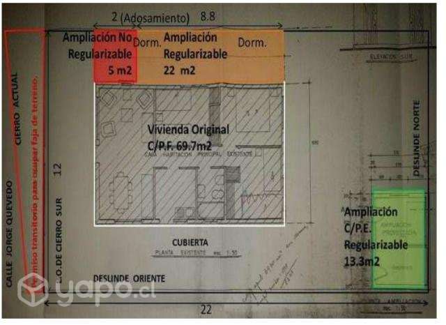 Vendo casa villa santa elena macul - Imagen 16