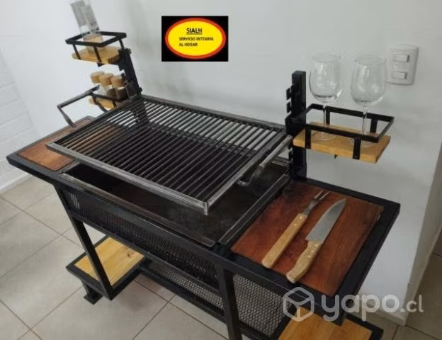 Parrilla a carbon