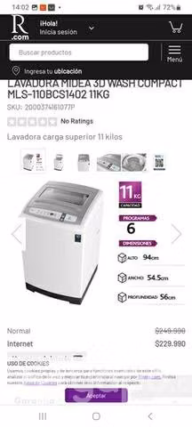 Lavadora MIDEA - Imagen 2
