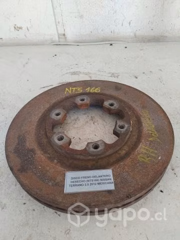 Disco Freno Del Der (NTS166) Nissan Terrano 2.5 MX