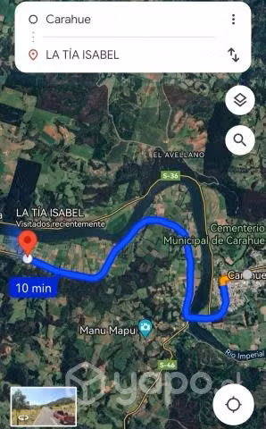 Terreno indígena a orilla de carretera Carahue-Pto - Imagen 3