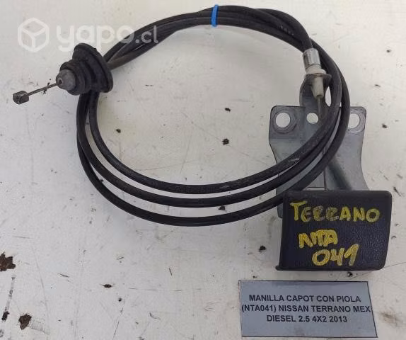 Manilla Capot Con Piola (NTA041) Terrano Mex 2.5