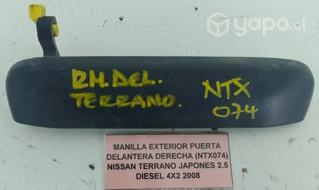 Manilla Ext pta del der (NTX074) Terrano 2.5 Jap