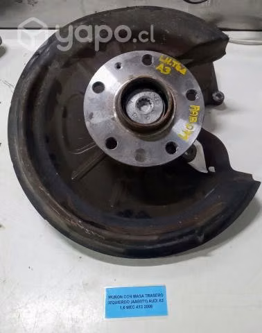 Muñon Con Masa Trasero Izquierdo (AAB071) Audi A3