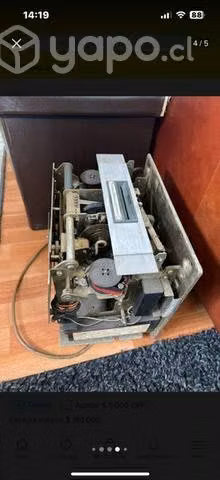 Reloj control antiguo funcionando marca amano