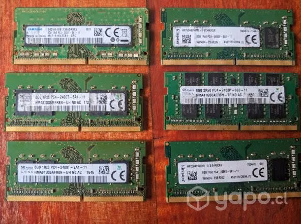 Memoria RAM para notebook DDR4 8GB