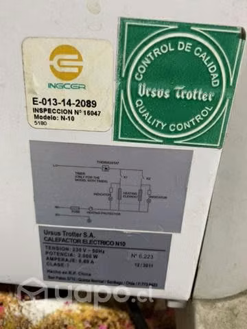 Calefactor eléctrico Ursus Trotter